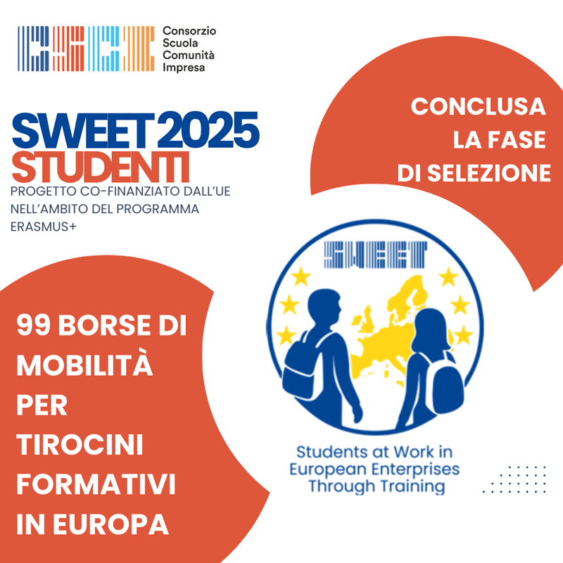 Mobilità internazionale SWEET 2025: concluse le selezioni